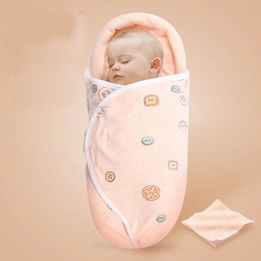 2019 Baby Bedding Clothing Soft Newborn Baby Boy Girl Cotton Swaddle Wrap Blanket Cartoon Warm Protective Sleeping Bag