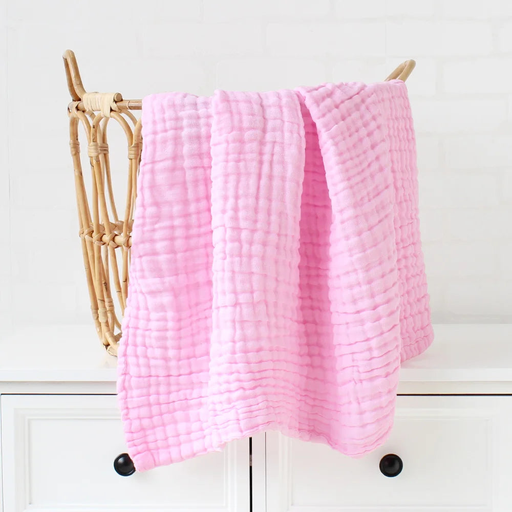 6 Layers Baby Blankets Organic Muslin Swaddles Blanket for Newborn Cotton Bath Towel Infant Burp Clothes Boy Girl Blanket Quilt