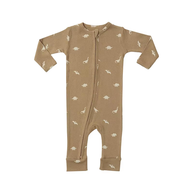 Ins Hot Cartoon Cactus Newborn Baby Boys Girls Rompers Long Sleeve Infant Stripe Jumpsuits Outfits