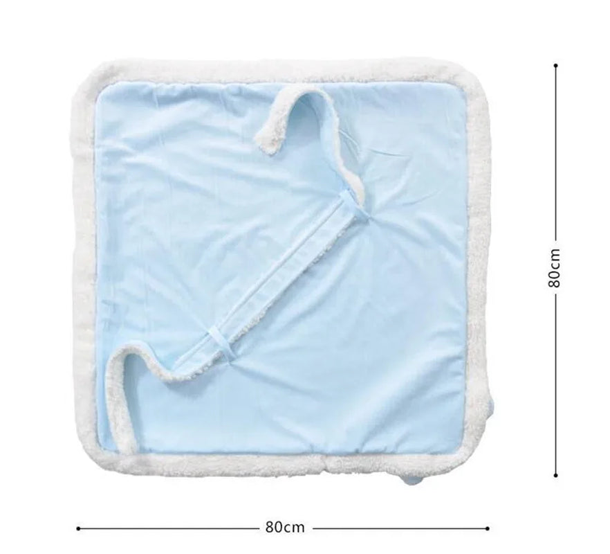 Winter Warm Baby Boys Girls Blanket Wrap Double Layer Fleece Baby Swaddle for Newborns Baby Boys Girls Bedding Blanket Kids