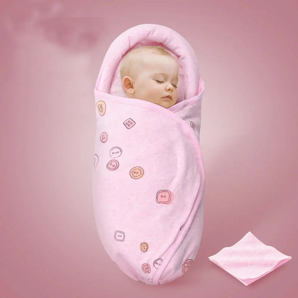 2019 Baby Bedding Clothing Soft Newborn Baby Boy Girl Cotton Swaddle Wrap Blanket Cartoon Warm Protective Sleeping Bag