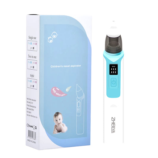 2022 New Rechargeable Baby Nose Cleaner Silicone Adjustable Suction Electric Child Nasal Aspirator Health Safety Low Noise