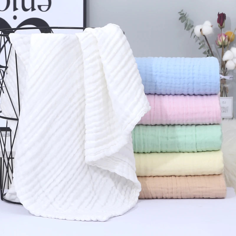 6 Layers Baby Blankets Organic Muslin Swaddles Blanket for Newborn Cotton Bath Towel Infant Burp Clothes Boy Girl Blanket Quilt