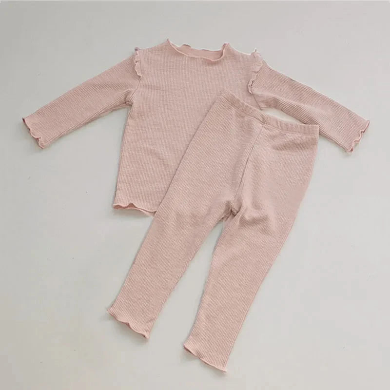 Spring Baby Girl Clothes Sets Cotton 2 Pcs Bodysuit + Leggigs Newborn Baby Clothes